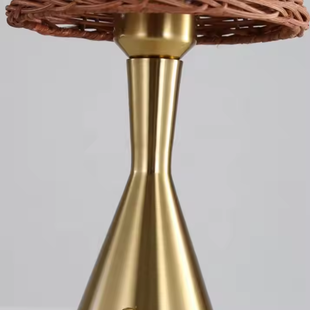 Rattan Glow Touch Table Lamp