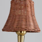 Rattan Glow Touch Table Lamp