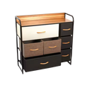 Drawer Chest Tower Unit – Fabric Storage for Bedroom