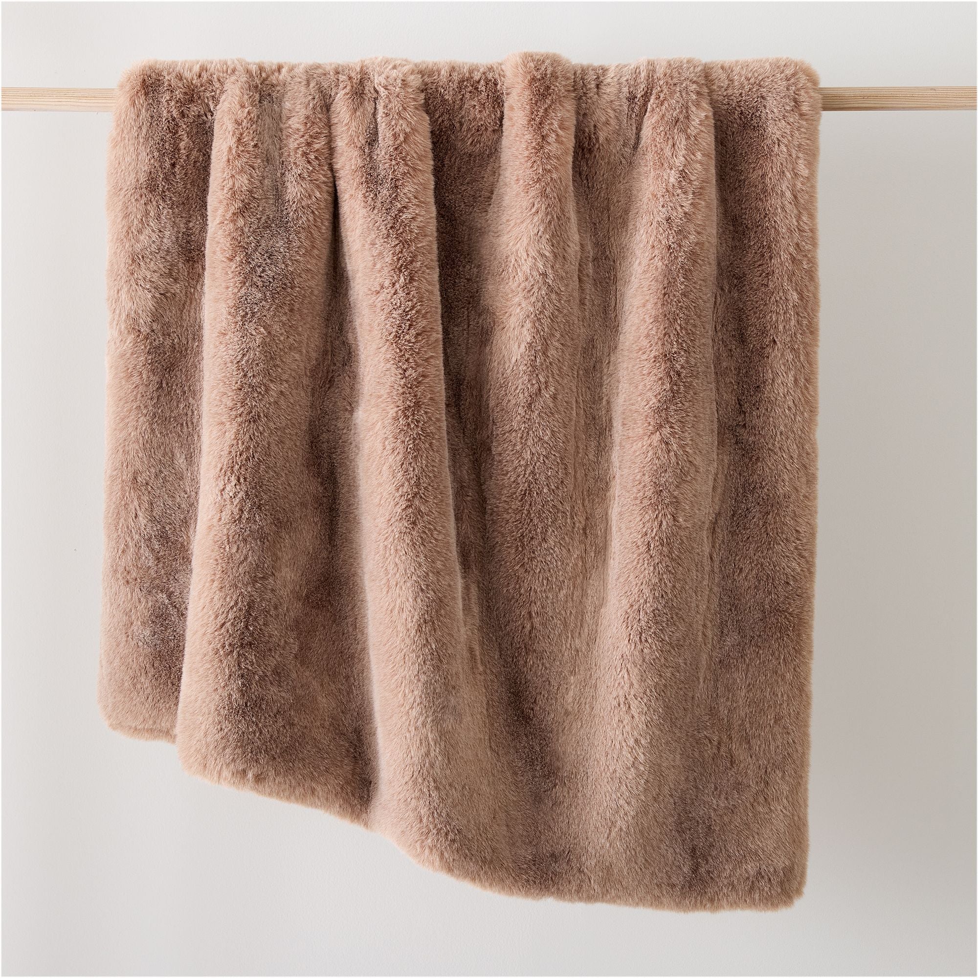 Faux Fur Chinchilla Throw