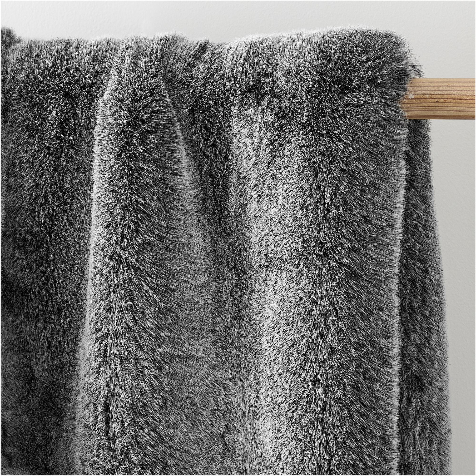 Faux Fur Chinchilla Throw