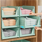 Pack Stackable Closet Storage Basket