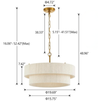 The Aurelia Drum Chandelier