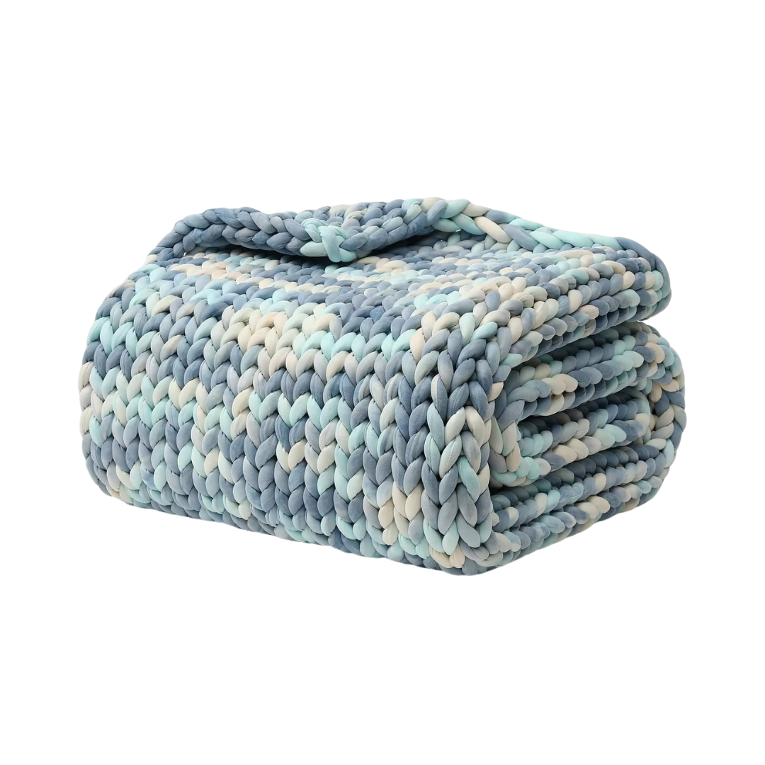 Thick Braided Knit Blanket